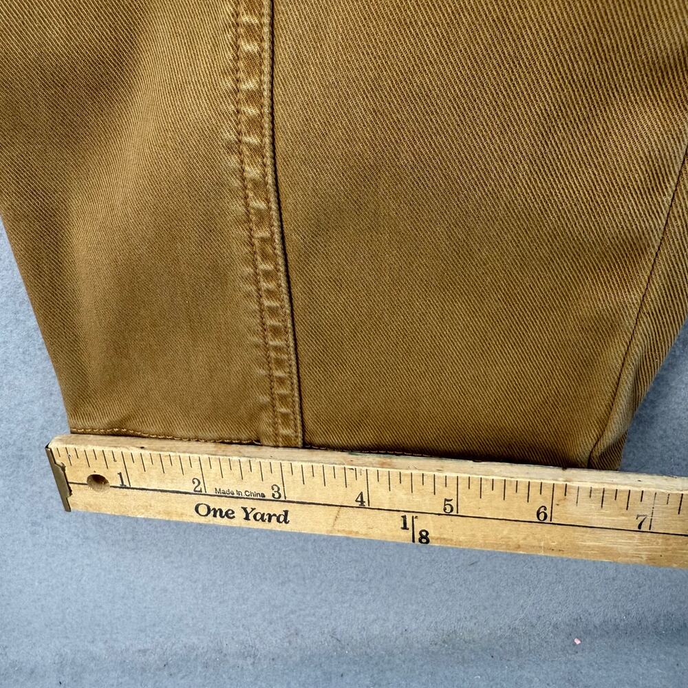 Spanx Pants Women's L Acorn Brown Straight Leg Stretch Patch Pockets Preppy EUC - Picture 14 of 14